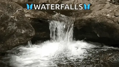 Beautiful Waterfall Nature Scene
