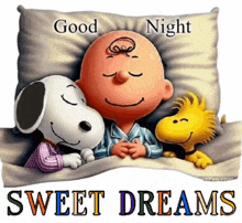 Good Night Sweet Dreams Peanuts