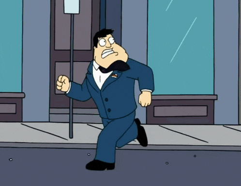 American Dad Stan Running Scared