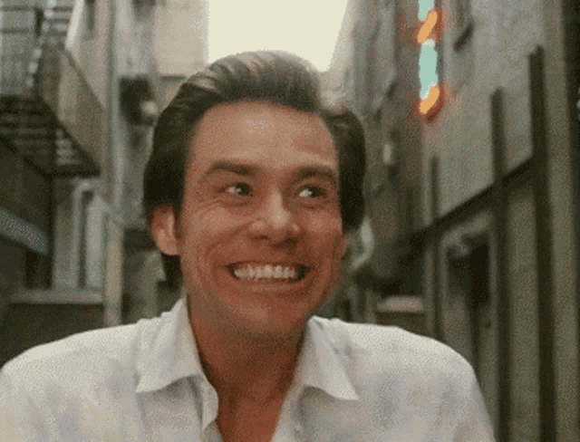 Jim Carrey's Happy Smiling Face