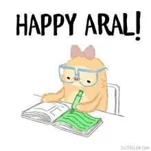 Happy Studying Sloth