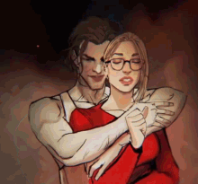 Harley and Joker Embrace