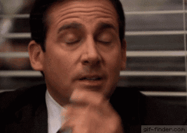 Man's Exasperated Facepalm