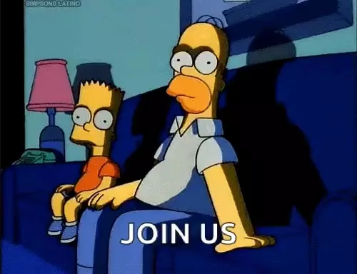 Simpsons: Homer and Bart Say 'Join Us'