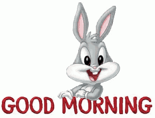 Bugs Bunny Says Good Morning