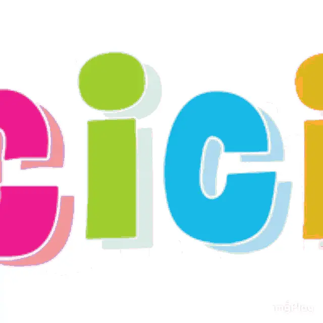 Colorful Cici Animated Text Logo