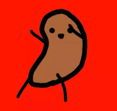 Funny Dancing Bean Cartoon