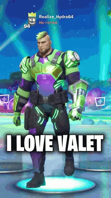 Fortnite Character: I Love Valet