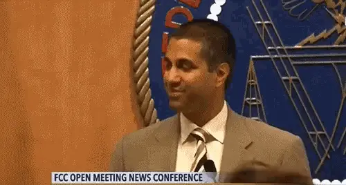 Ajit Pai's Reese's Mug at FCC Meeting