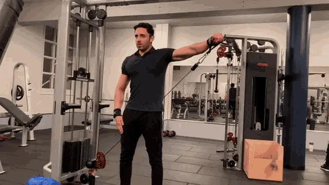 Cable Lateral Raise Single Arm Workout