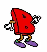Animated Letter B Dancing