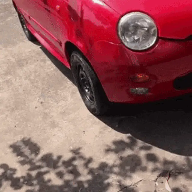 Red Chery QQ Car Walkaround Details