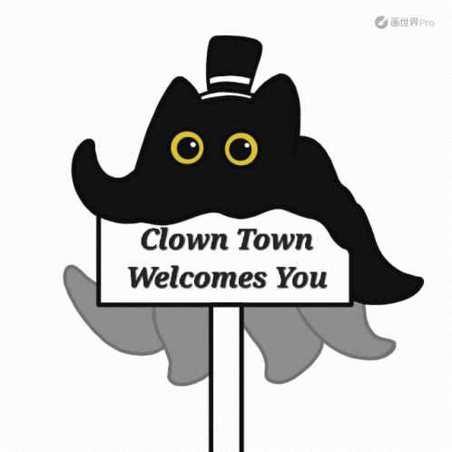 Klein Moretti Leonard Mitchell: Clown Town Sign