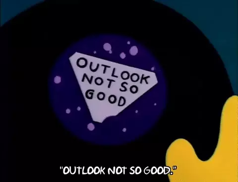 Simpsons Magic 8-Ball: Outlook Not So Good