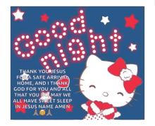 Hello Kitty's Goodnight Prayer