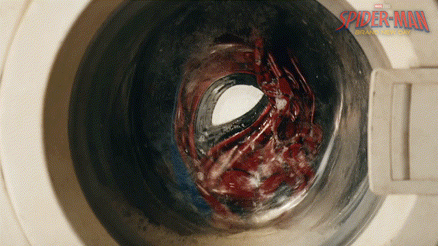 Washing Spidey Suit
