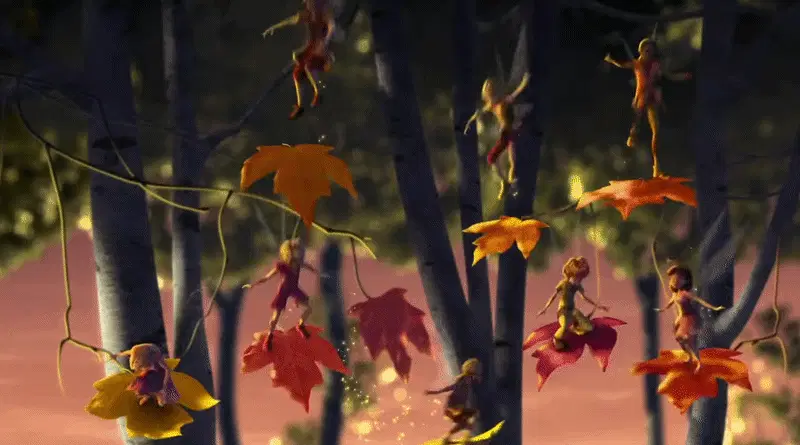 fairies leaf surfing