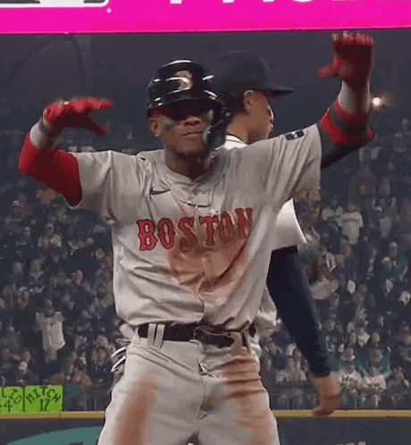 Ceddane Rafaela Red Sox Celebration