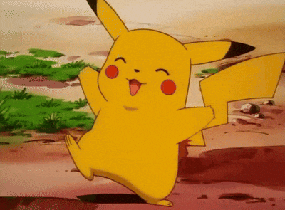 Pikachu Dancing Cheerfully