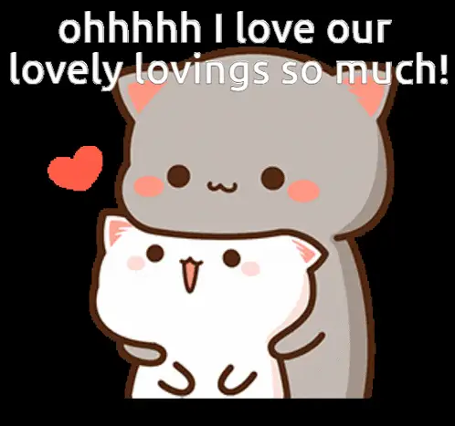 Cute Cats Hugging: Love Lovings | Sticker Memes Memes | CheckMeme Cute Cats Hugging: Love Lovings – sticker memes meme GIF free download no watermark 2026