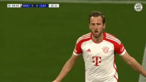 Harry Kane's Reaction in Champions League