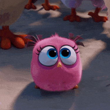 Alexuyutov's Angry Birds Movie: Pink Bird Yells