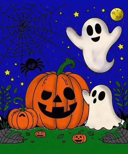 Happy Halloween Spooky Night