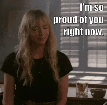 Beth Riesgraf as Parker: I'm So Proud of You – memes of 2026 meme GIF free download no watermark 2026