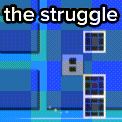 The Struggle Castle: Geometry Dash Style Game