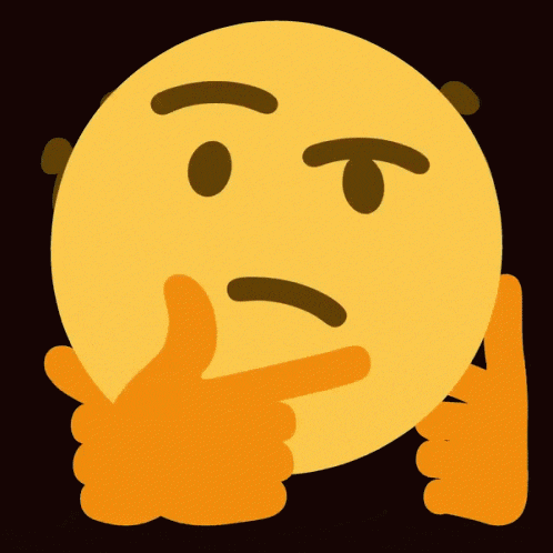 Animated Thinking Face Emoji Meme