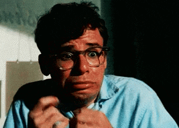 Rick Moranis Looking Terrified