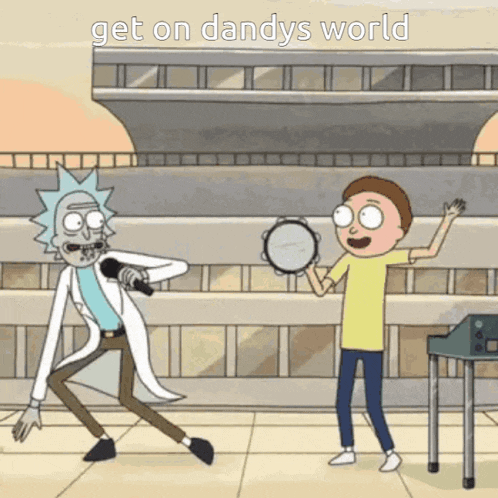 Rick and Morty Perform on Dandy's World