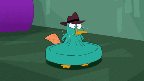 Perry the Platypus Crying in Phineas and Ferb