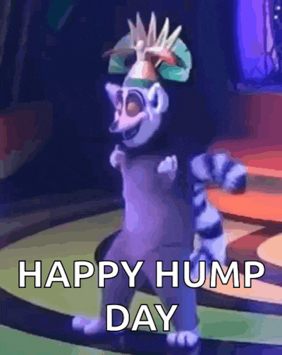 King Julien from Madagascar Dances for Hump Day