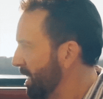 Nicolas Cage's Dazed Reaction