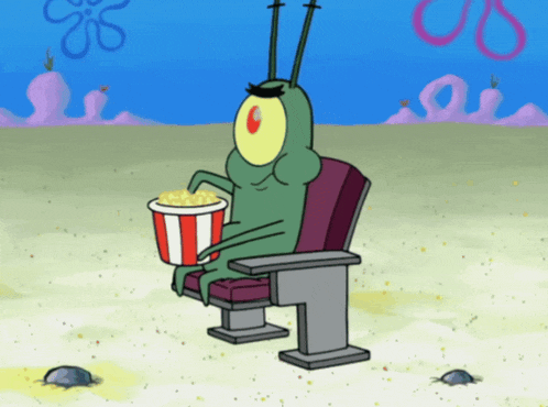 Plankton Eating Popcorn