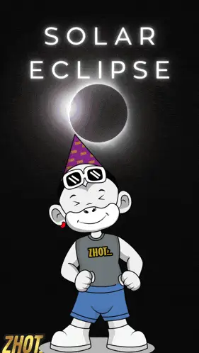 Solar Eclipse: Zhot's Cosmic Dance