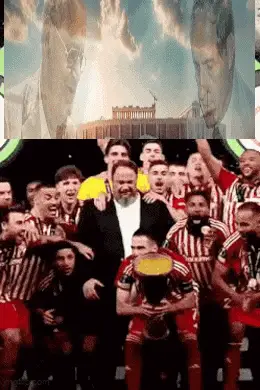 Olympiacos Celebrates UEFA Europa Conference League Win