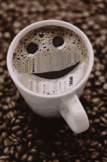 Happy Coffee Cup Winks