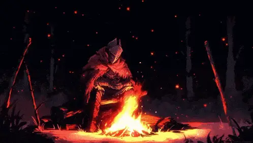 Dark Souls 3 Bonfire Rest Animation