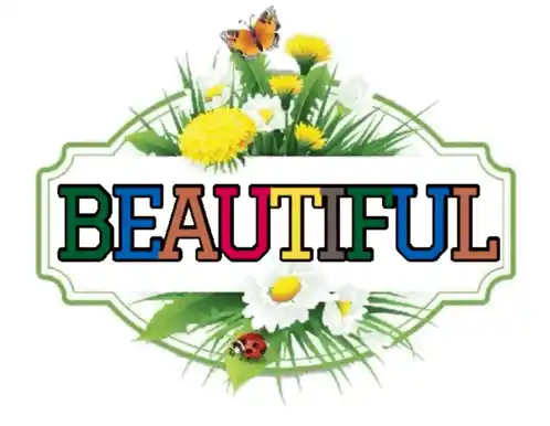Beautiful Animated Text with Flowers