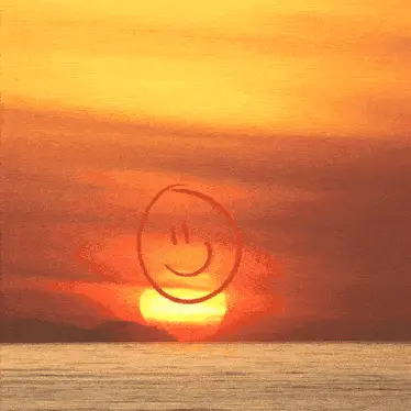 Good Morning with Rising Sun and Smiley Face – good morning memes meme GIF free download no watermark 2026