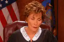 Judge Judy's Annoyed Expression