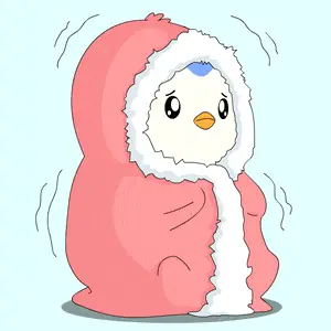 Brr Brrr: Chilly Penguin Wrapped in Blanket
