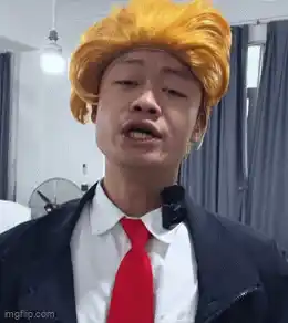 Tony in Trump Wig Says 'China, China'