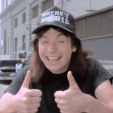 Wayne's World Thumbs Up