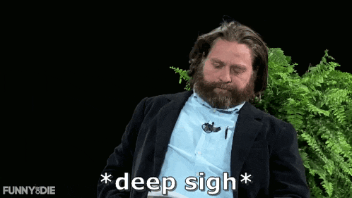 Zach Galifianakis: Deep Sigh, Here We Go