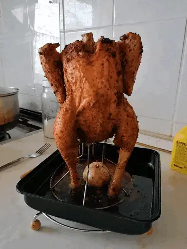 Roasted Chicken on Roasting Rack