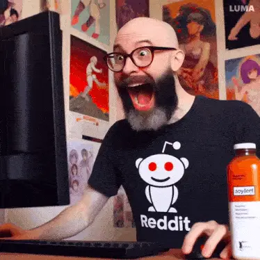 Reddit Soylent Enthusiast's Reaction – reddit memes meme GIF free download no watermark 2026