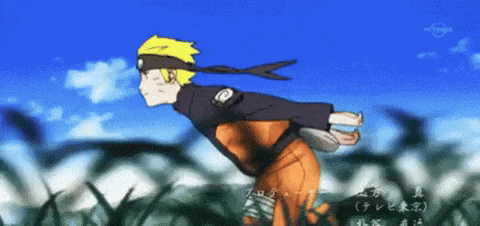 Naruto Uzumaki Running
